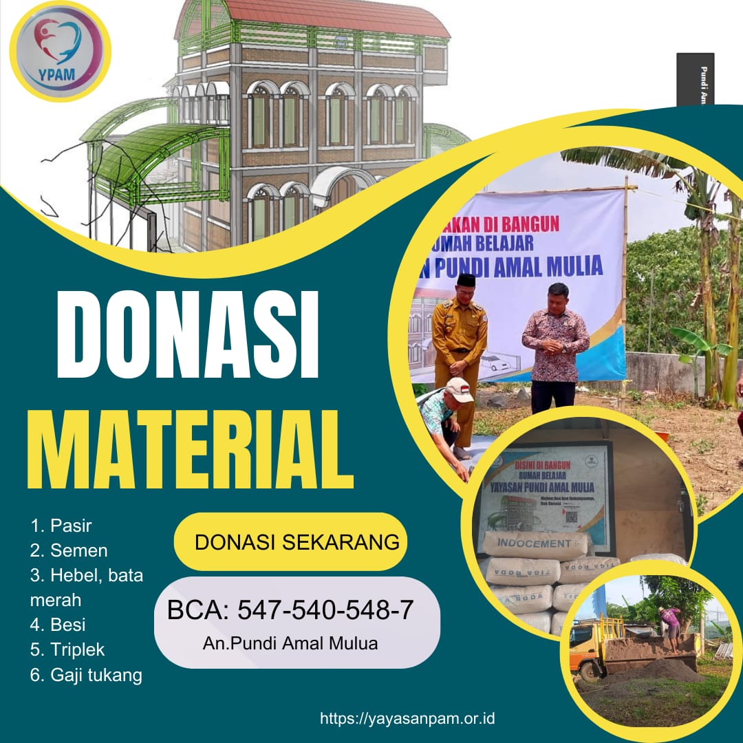 Bersama Kita Bisa: Wujudkan Senyum Mereka Lewat Donasi Material