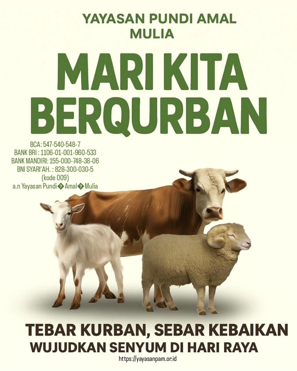 Tebar Kurban, Sebar Kebaikan: Wujudkan Senyum di Hari Raya